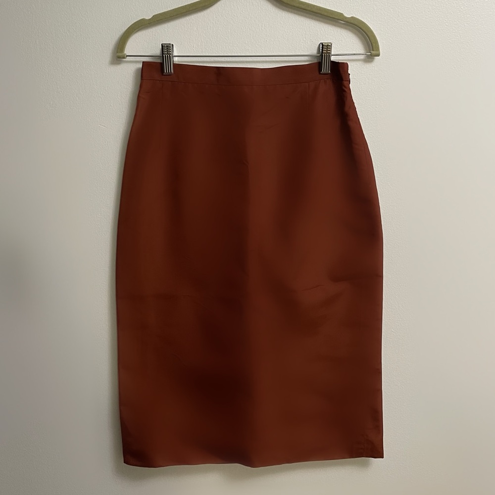 PRADA SILK PENCIL SKIRT